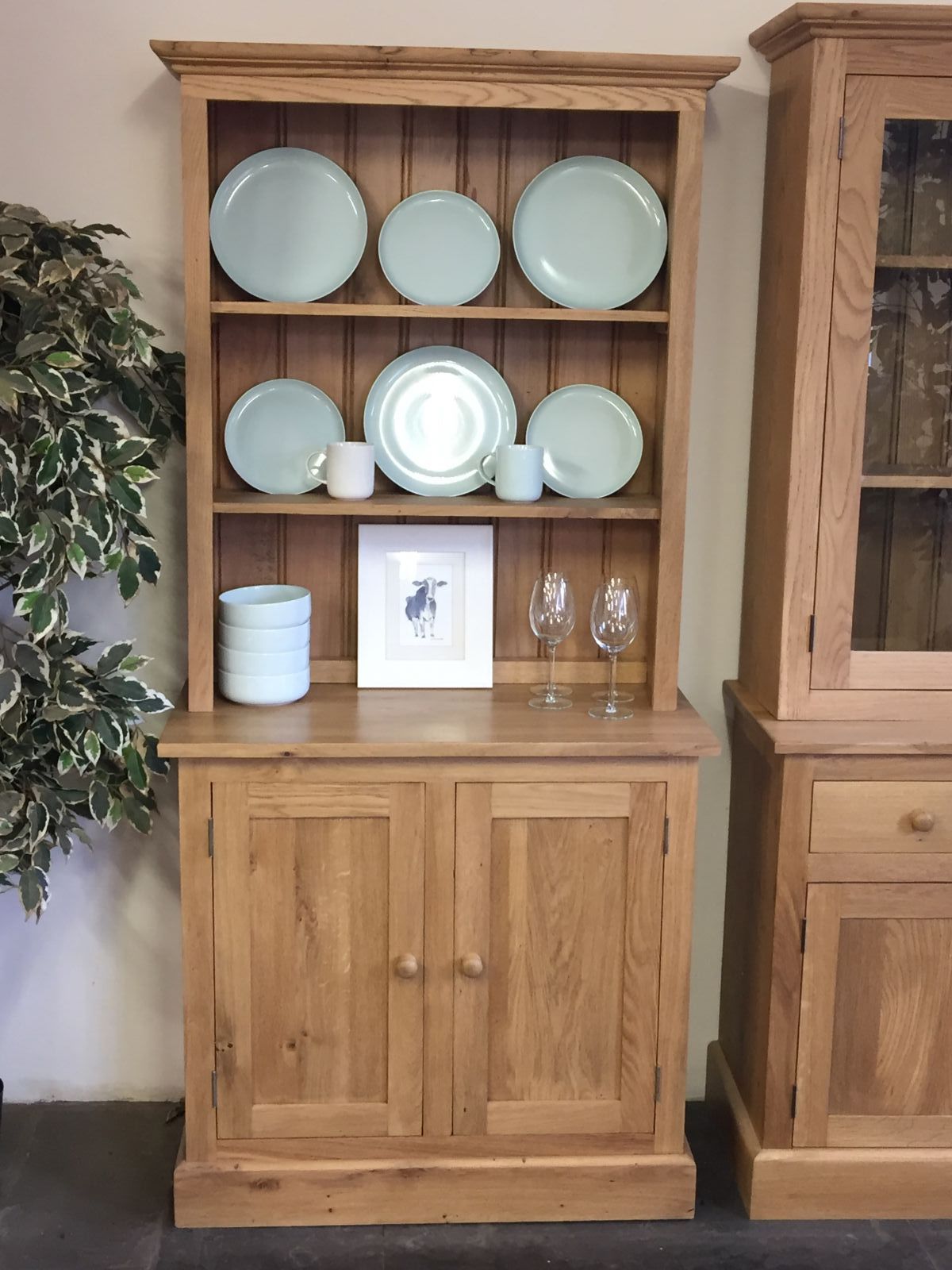 Oak Plate Rack Dresser Winkleigh Timber Devon Quality, HandCrafted