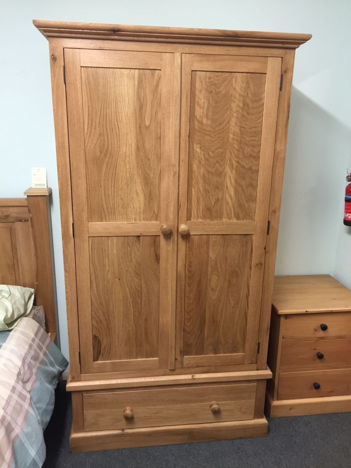 Oak Single Wardrobe - Winkleigh Timber Devon | Quality, Hand-Crafted Wood