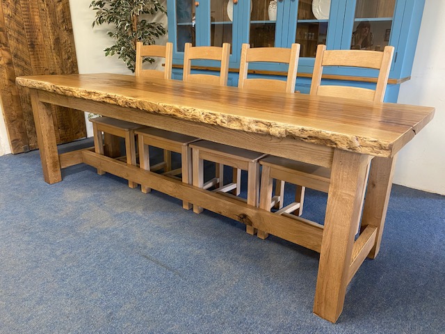 LIVE EDGE OAK TABLE