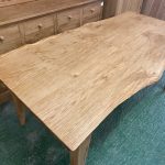 live edge oak table