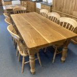 OAK FARMHOUSE TABLE